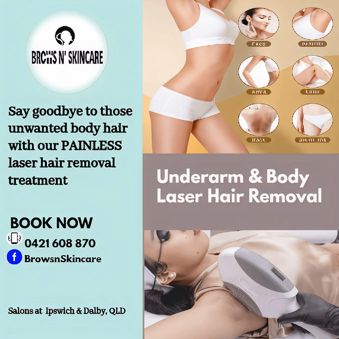 Underarm & Body Laser Hair Removal